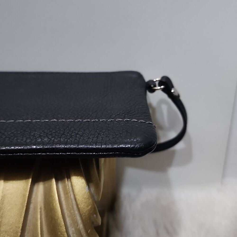 Coach Park Leather Small Wristlet Black - Picture 6 of 8